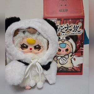 Baby Three Bb3 I'm Not A Warrior Cow Panda Plush